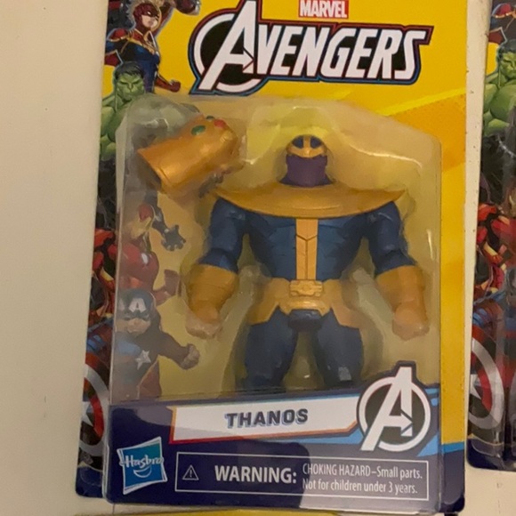 Marvel Avengers Action Figure Set - Thanos, Hulk, Black Panther, Thor - Picture 4 of 5